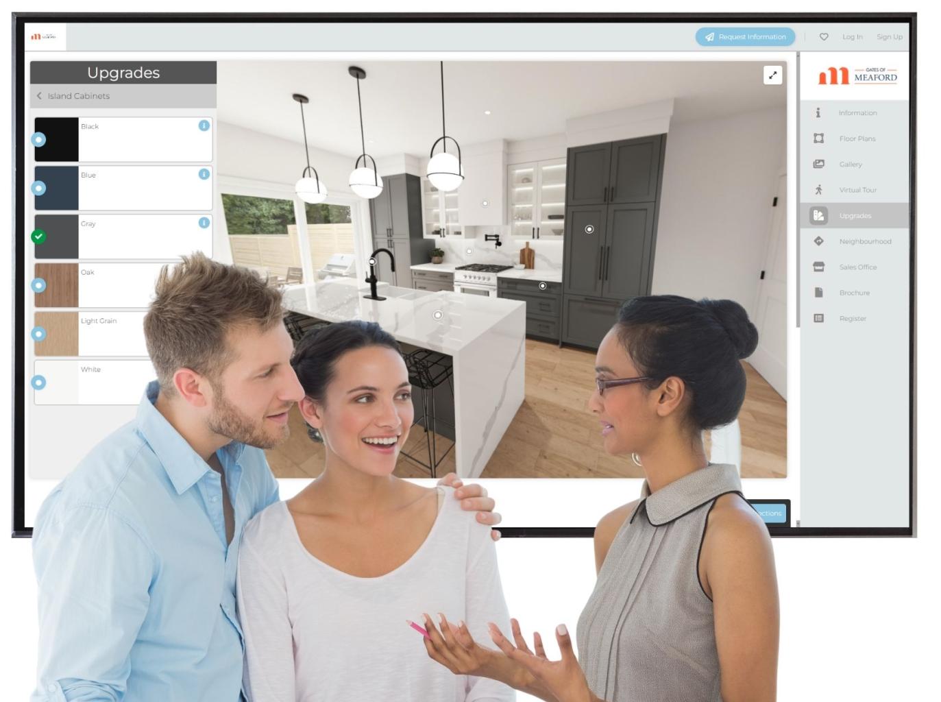 Couple front DesignGyde touchscreen